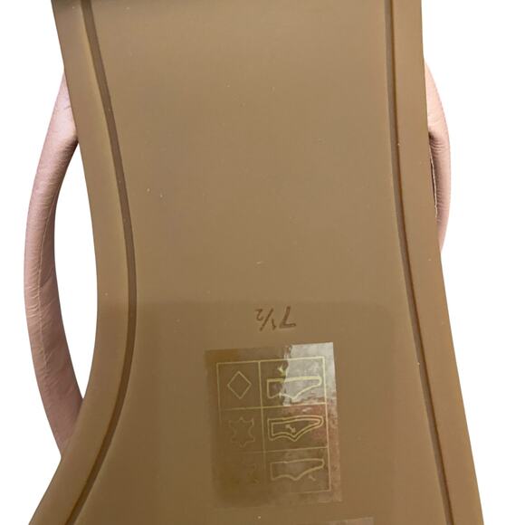 TORY BURCH Chelsea Leather Flip Flop Thong Sandals Rose Sachet Pink Size 7.5 NEW - Picture 14 of 14